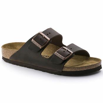 Dámské Arizona Birkenstock Oiled Læder Káva | CZ 4OKI
